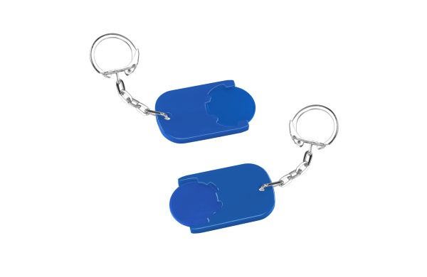 Chiphalter mit 1€-Chip, Gliederkette und Ring "Gamma"