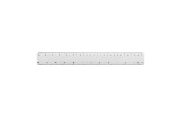 Clelin Antibakterielles Lineal, weiss