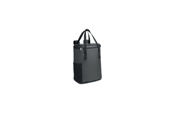 COLDI Kühlrucksack 600D RPET, steingrau