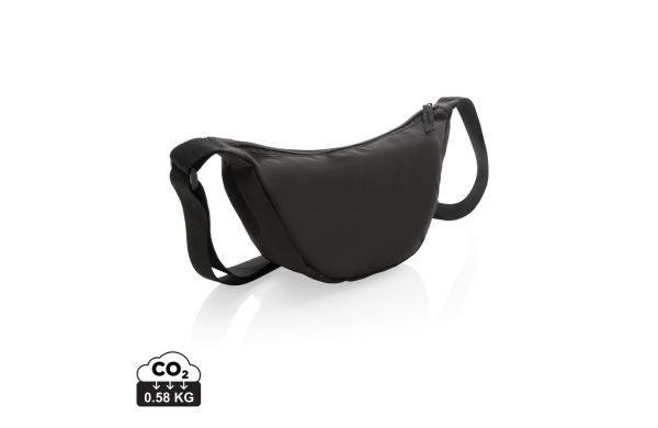 Crescent AWARE™ RPET Half-Moon Sling Tasche, schwarz