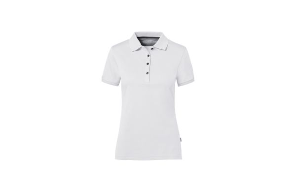 Damen Poloshirt Cotton Tec 214 weiss XS