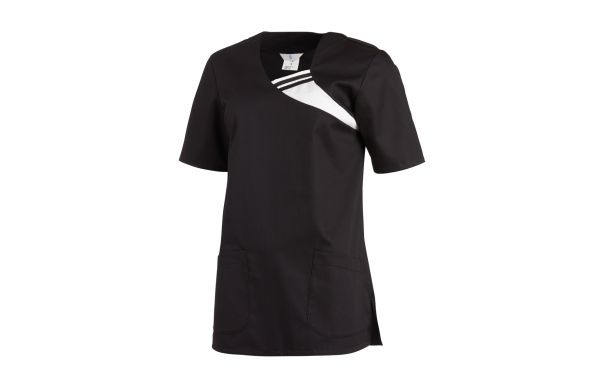 Damen-Schlupfkasack-Halbarm-08-1255-schwarz-XS