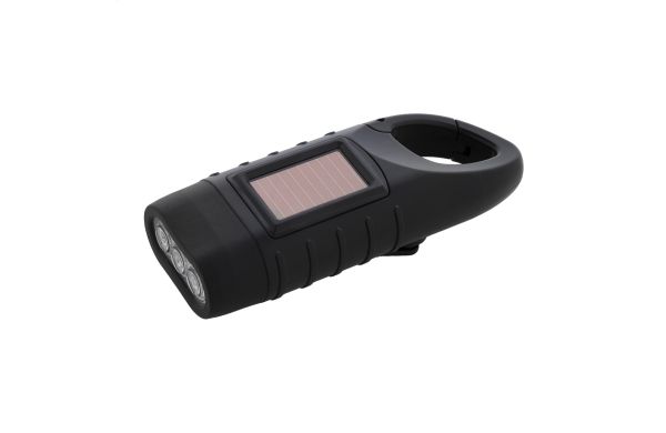 Diluto RABS Solar-Dynamo-Taschenlampe, schwarz