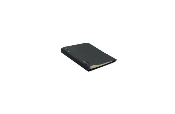 DIN A5 PU-Notizbuch, Schwarz