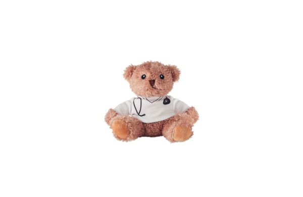 DOC Teddybär Arzt, weiß