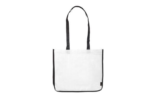 Einkaufstasche im Querformat PP Non-Woven 120g-m², weiss