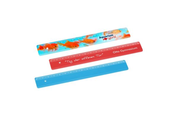 EXPRESSDRUCK Lineal 16 cm_ blau