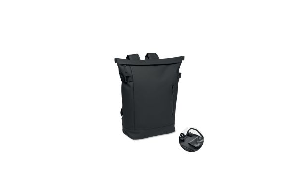 Fahrrad-Laptop-Rucksack PU 20L, Schwarz