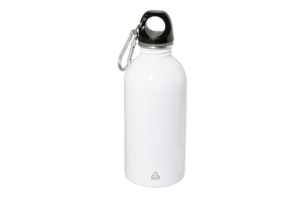 Flasche aus recyceltem Edelstahl Ressuto, weiß