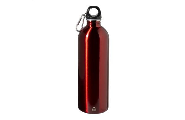 Flasche aus recyceltem Edelstahl Ressuto XL, rot