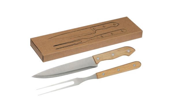 Fleischgabel Set - beige