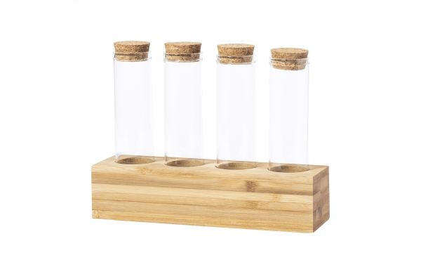 Galangal Gewürzbehälterset, transparent/natur