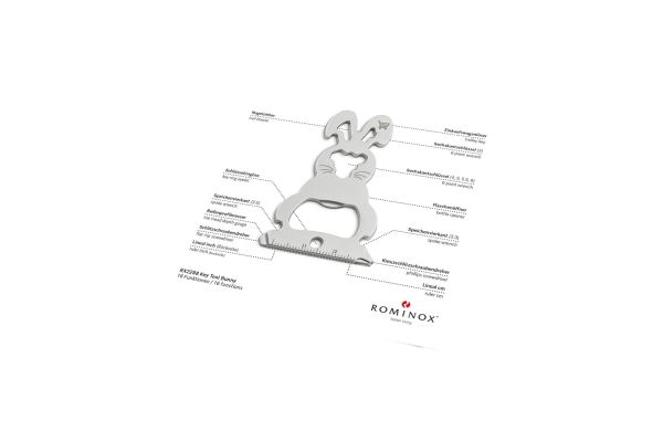 ROMINOX® Key Tool // Bunny - 16 functions (Osterhase)