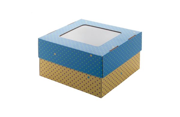 Geschenkbox CreaBox Gift Box Window S, weiß