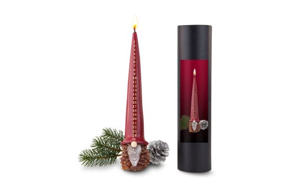 Geschenkset / Präsenteset: Adventskalenderkerze