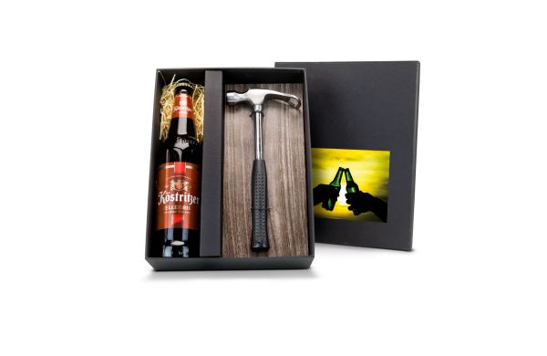Geschenkset / Präsenteset: Feierabend-Hammer