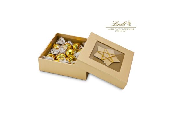 Geschenkset / Präsenteset: Goldene Schachtel