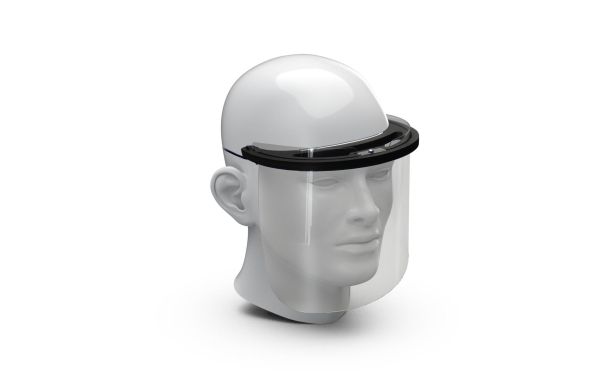 Gesichtsschild "Premium", transparent/schwarz