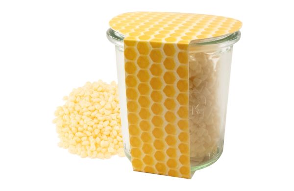 Gläschen Bienenwachslicht