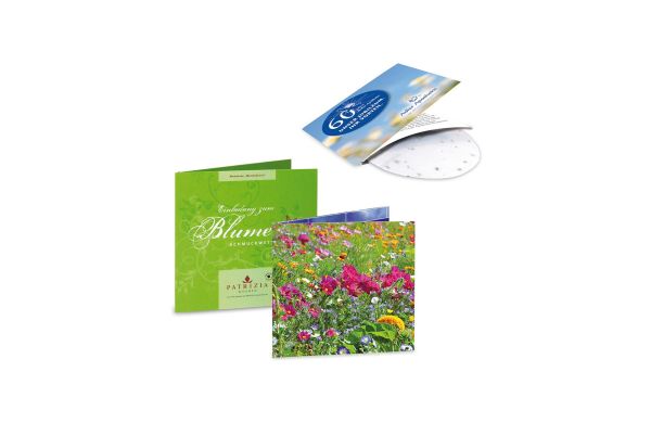 Green-Card mit Samen