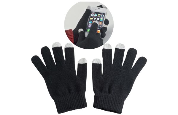 Handschuhe aus Acryl mit 2 Touch-Spitzen