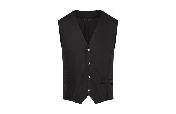 Herrenweste Kai WM 2 schwarz 46