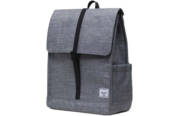 Herschel City Rucksack aus recyceltem Material 16 L, heather grau