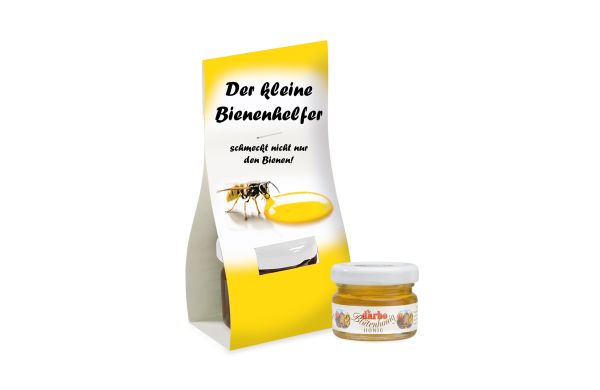 Honig im Glas in Überreichverpackung