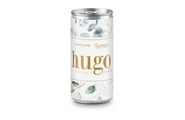 Hugo, alkoholischer Cocktail - Folien-Etikett, 200 ml