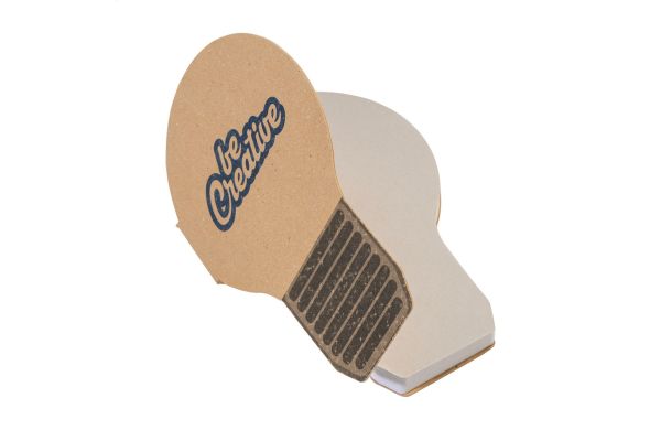 Individueller Haftnotizblock CreaStick Bulb Eco, natur