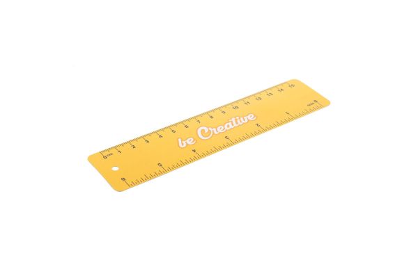 Individuelles Lineal aus Papier Samler, weiß