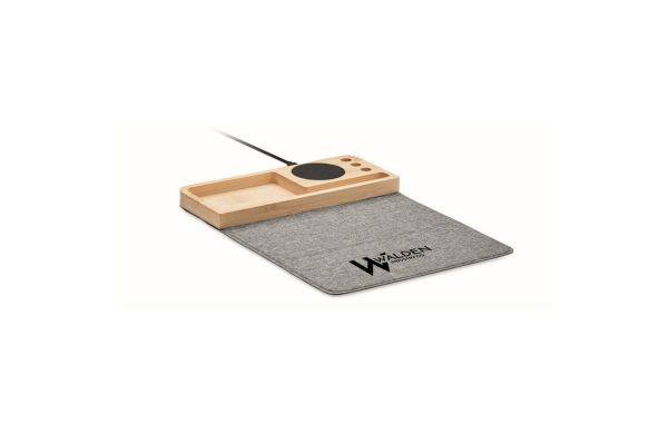 Induktiver Organizer 15W - holzfarben