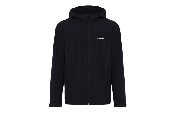 Iqoniq Makalu Herren Softshelljacke aus recyceltem Polyester, schwarz, 4XL