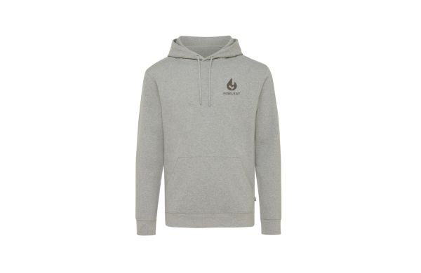 Iqoniq Torres ungefärbter Hoodie aus recycelter Baumwolle/heather grey/4XL