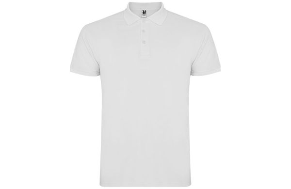 Star Poloshirt für Kinder - weiss - 3/4
