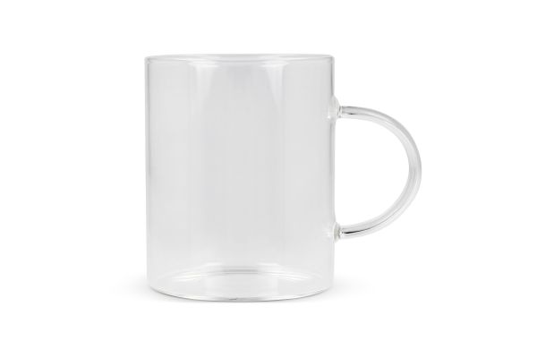 Kaffeeglas mit Henkel Vardez 180 ml, transparent