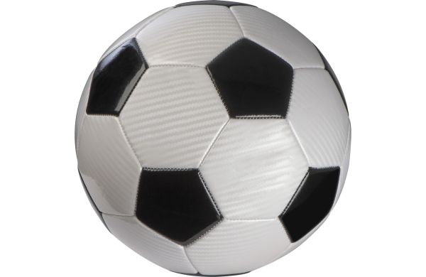 Klassischer Fußball - weiß