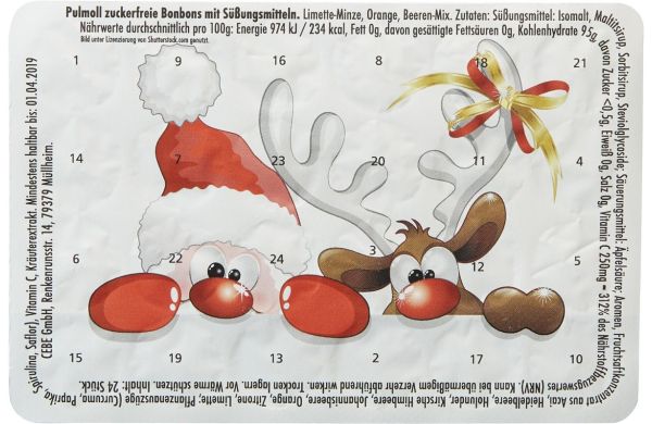 Kleinster (Advents-) Kalender der Welt "Standard" mit SKITTLES® Original Fruity Candy