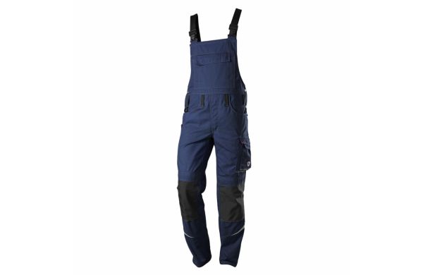 Komfort-Latzhose mit Reflexelementen und Kniepolstertaschen 1804-720 nachtblau 44 kurz