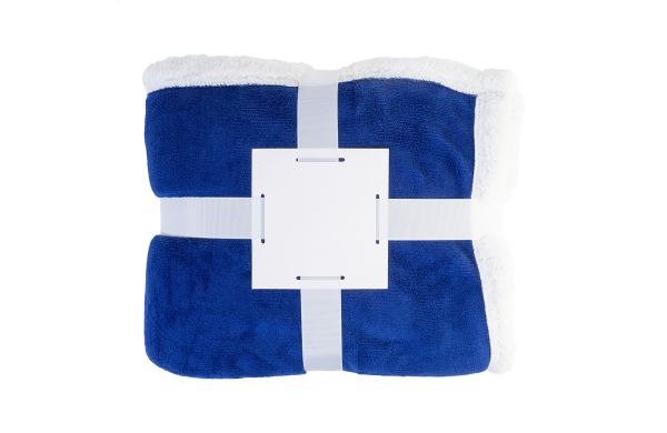 Korallen-Fleecedecke Sammia, blau