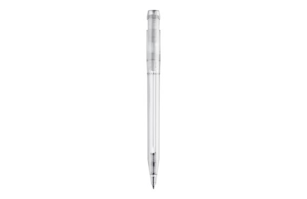 Kugelschreiber Pier Clear Transparent, transparent weiss