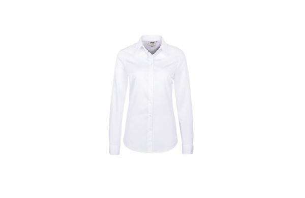 Langarm-Bluse mit Funktionsgewebe 121 weiss 2XS