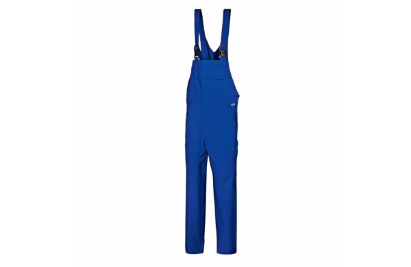 Latzhose HACCP Klasse 1 1681-558 koenigsblau S kurz