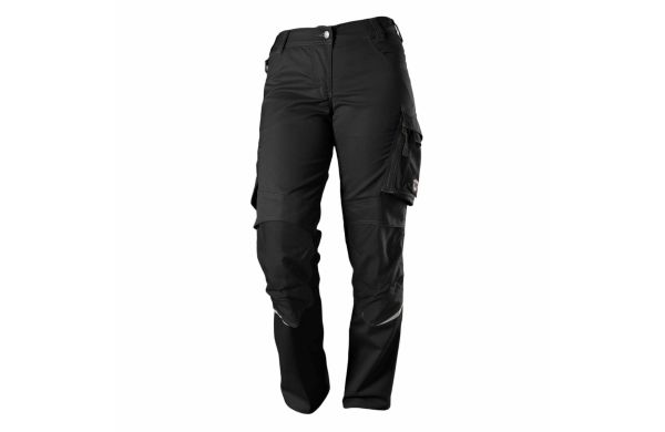 Leichte Damen Arbeitshose mit Kniepolstertaschen 1999-570 schwarz 34