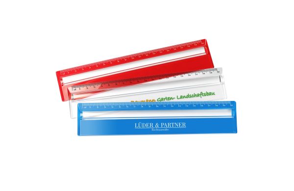 Lineal mit Zeilenlupe_ rot