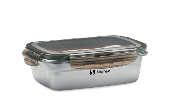 Lunchbox 850 ml - transparent grau