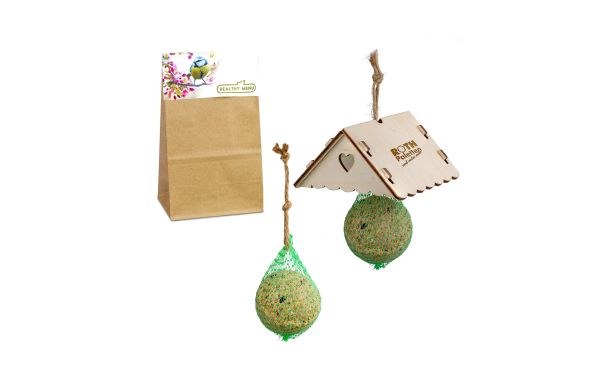 Meisenknödel mit Dach, Lasergravur