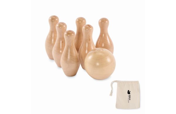 BOLITO Mini-Bowling-Set Kiefernholz, holz