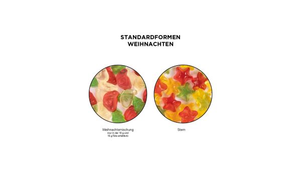 Minitüte 15 g Trolli Fruchtgummi Weihnachtsmischung
