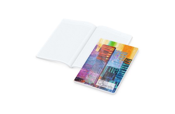 Notizbuch Flexx-Book Umfang groß Karton-Softcover - kariert, Karton gloss